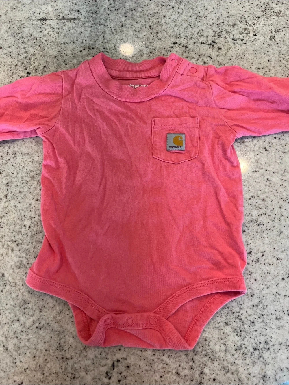Carhartt pink onesie